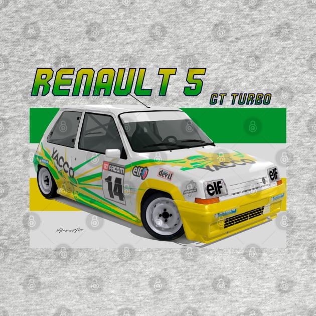 Renault 5 GT Turbo by PjesusArt